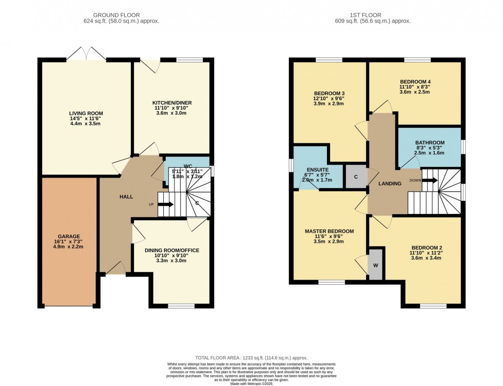 Floorplan for Red Deer Road, Cambuslang, G72