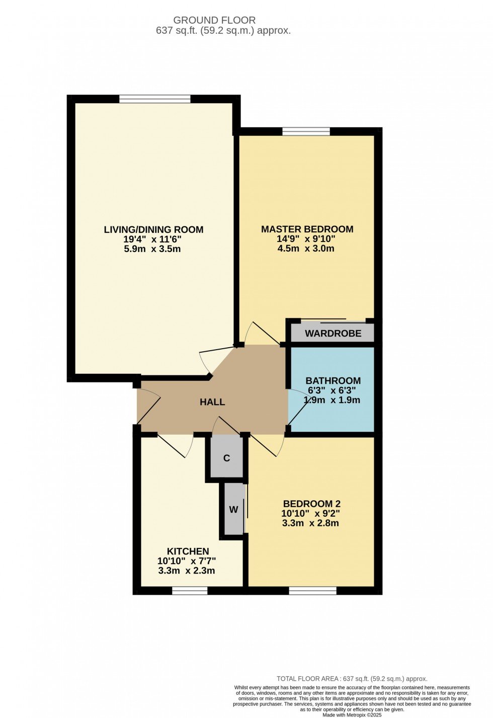 Floorplan for Straiton Place, Blantyre, G72