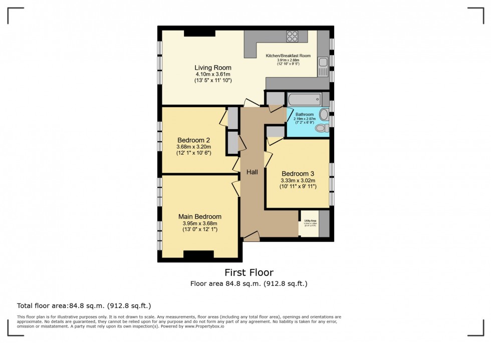 Floorplan for Woodburn Avenue, Dalkeith, EH22