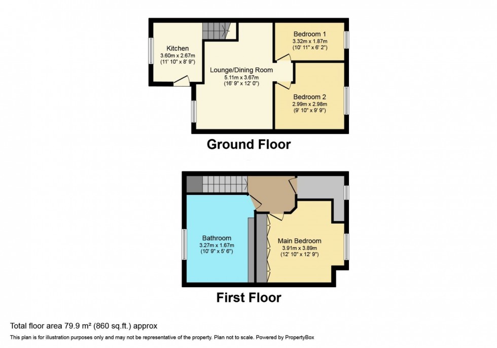 Floorplan for Woolfords, West Calder, EH55