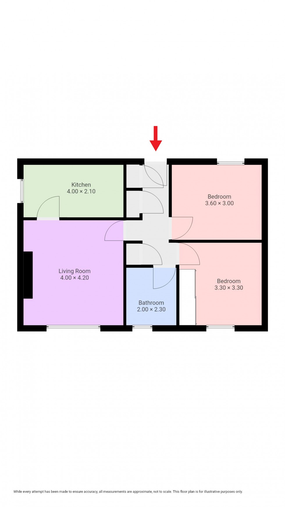 Floorplan for Ansdell Avenue, Blantyre, G72