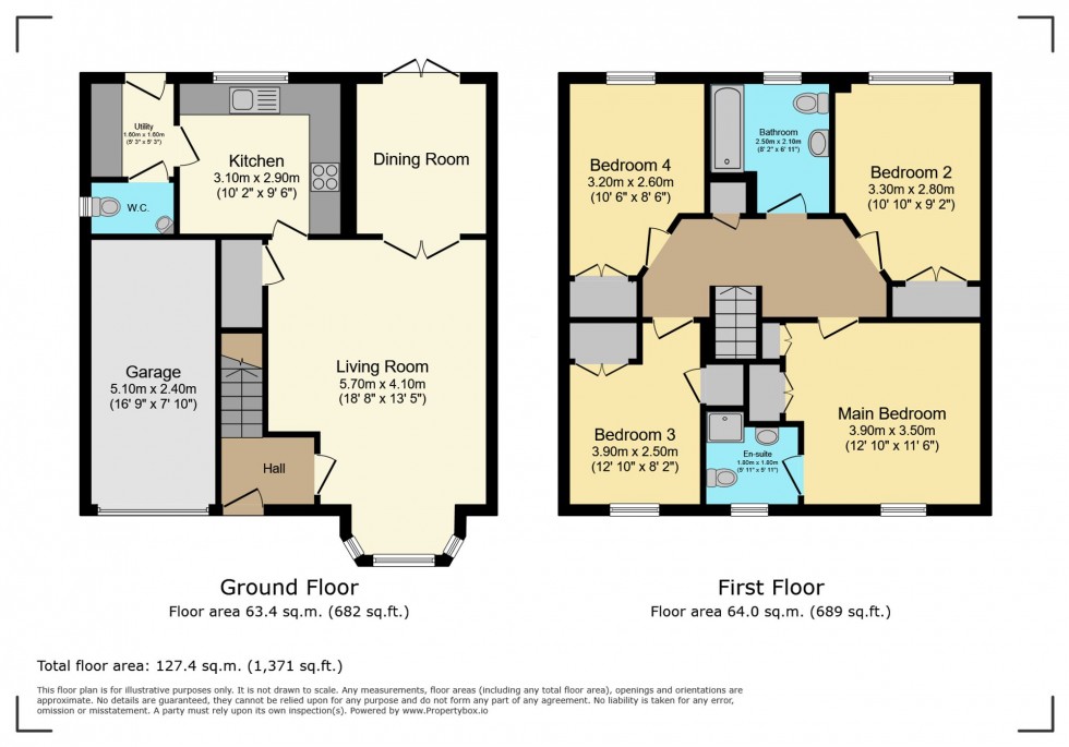 Floorplan for Bluebell Wynd, Wishaw, ML2