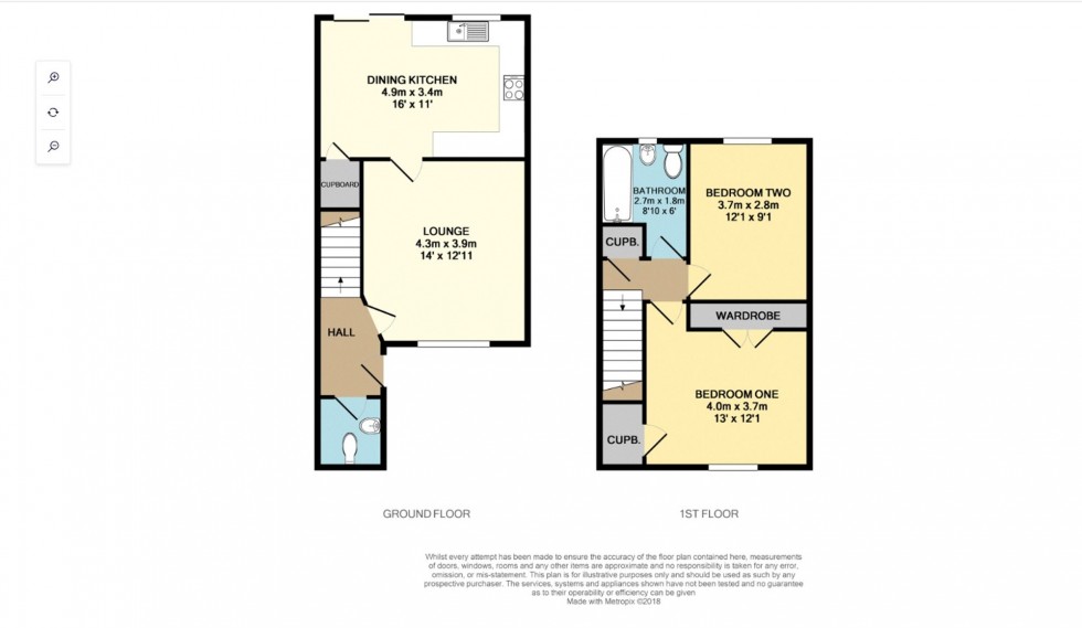Floorplan for Eastwood Park, Fauldhouse, EH47