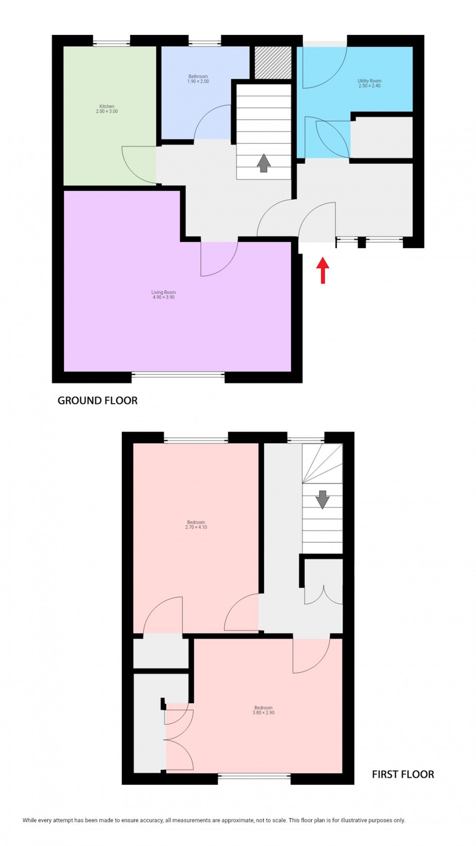 Floorplan for Clarkwell Road, Hamilton, ML3