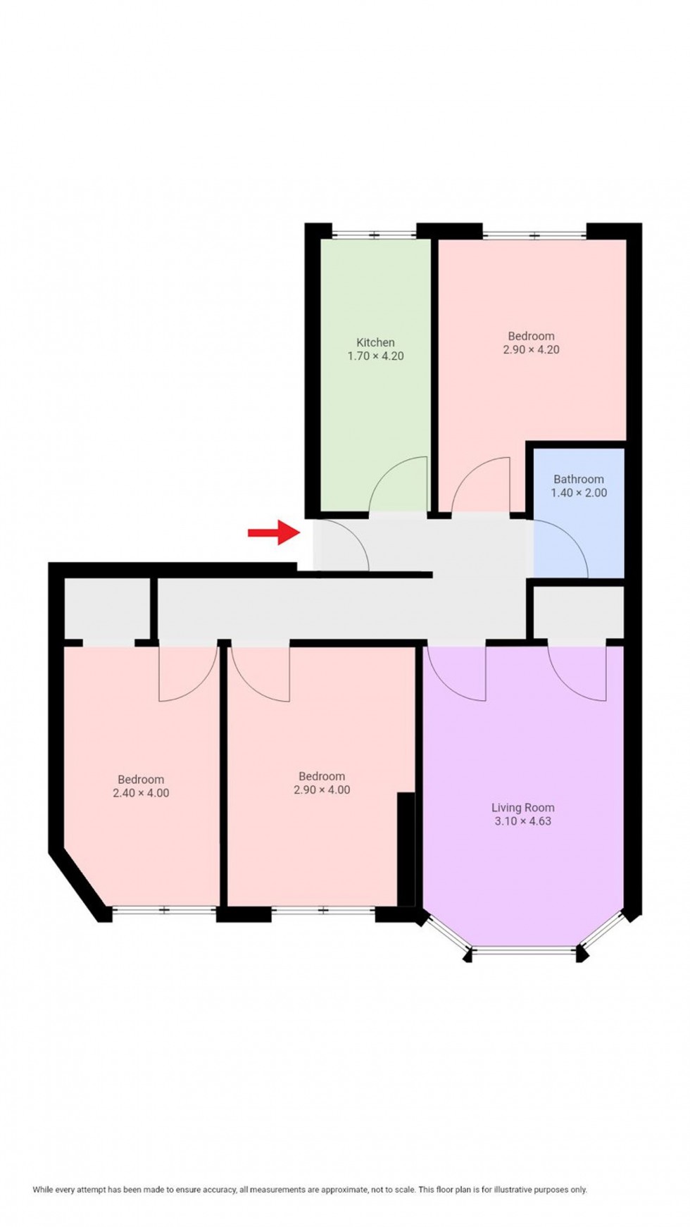 Floorplan for Leyden Gardens, Glasgow, G20