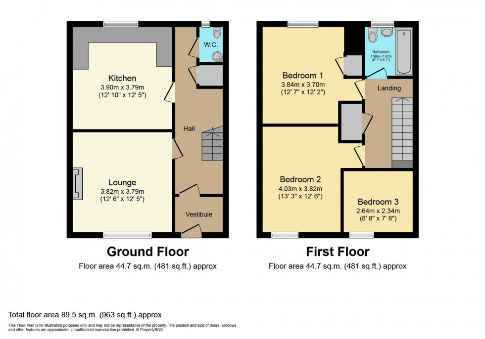 Floorplan for Forest Way, Huntly, AB54