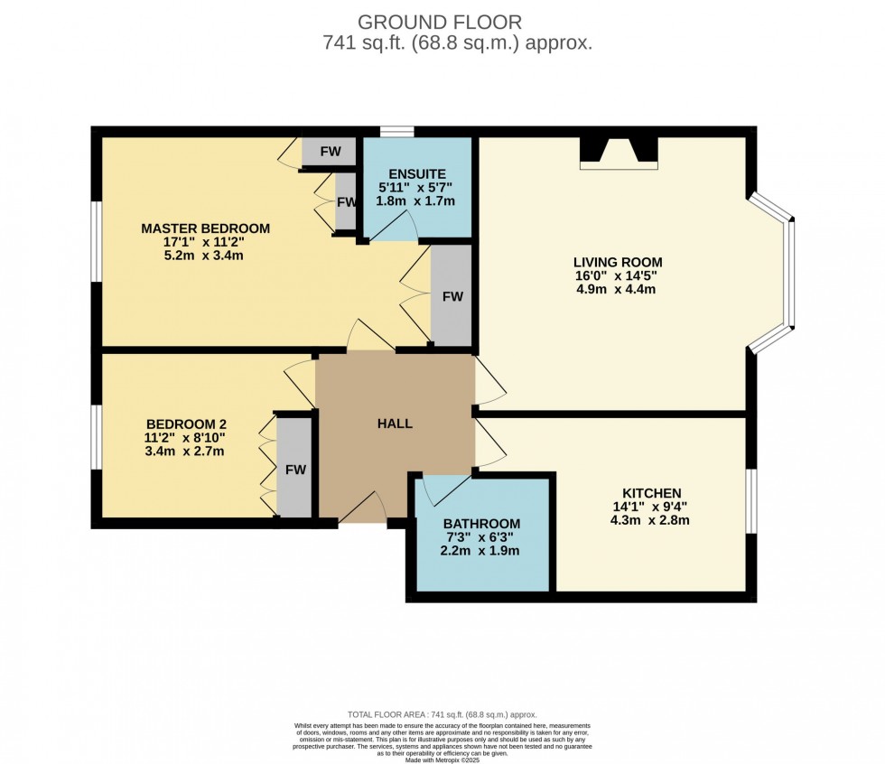 Floorplan for Brownside Road, Cambuslang, G72