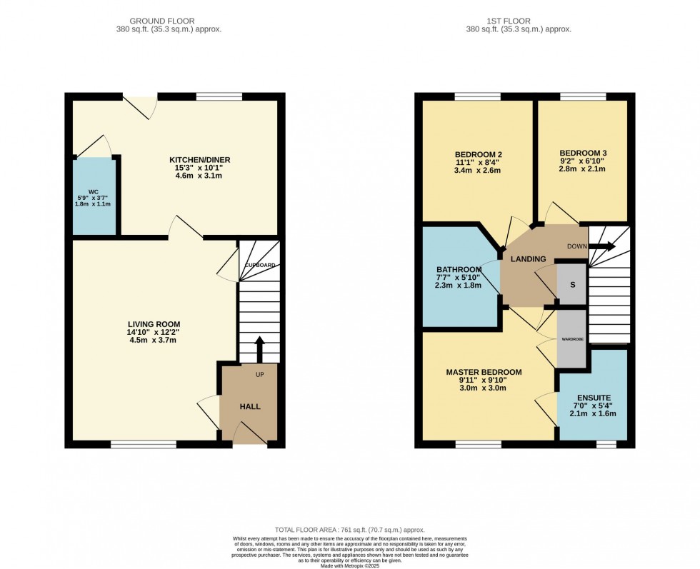 Floorplan for Watervole Crescent, Cambuslang, G72