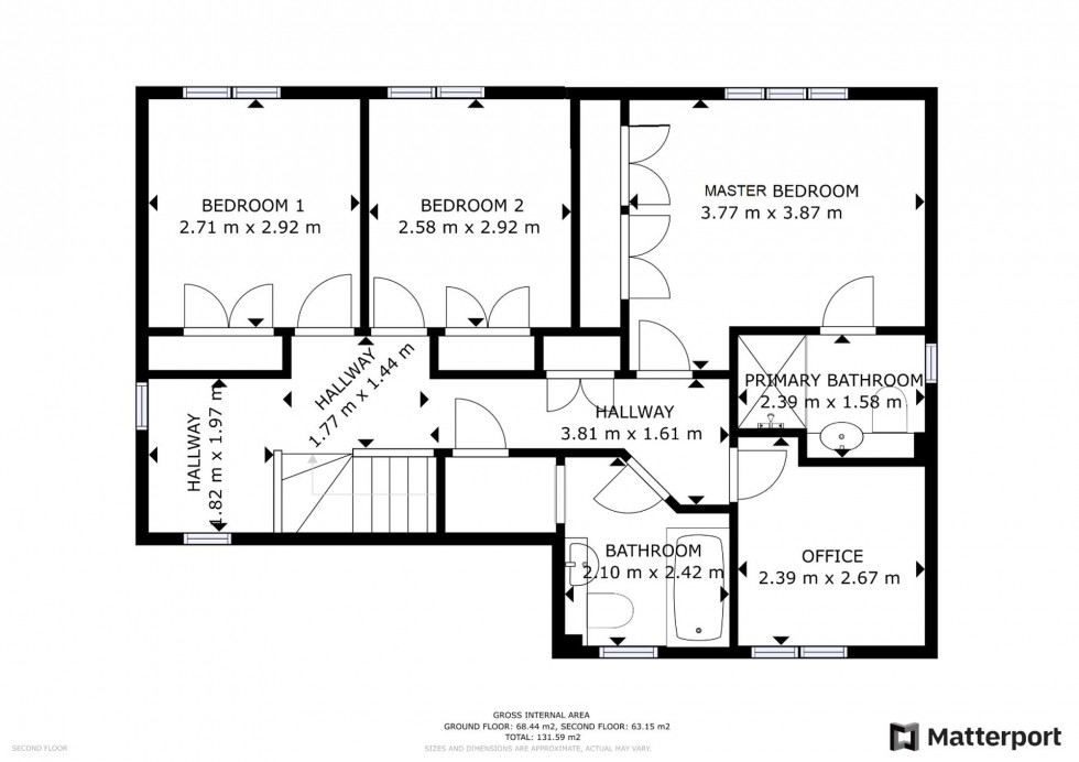 Floorplan for Tarbert Drive, Murieston, EH54