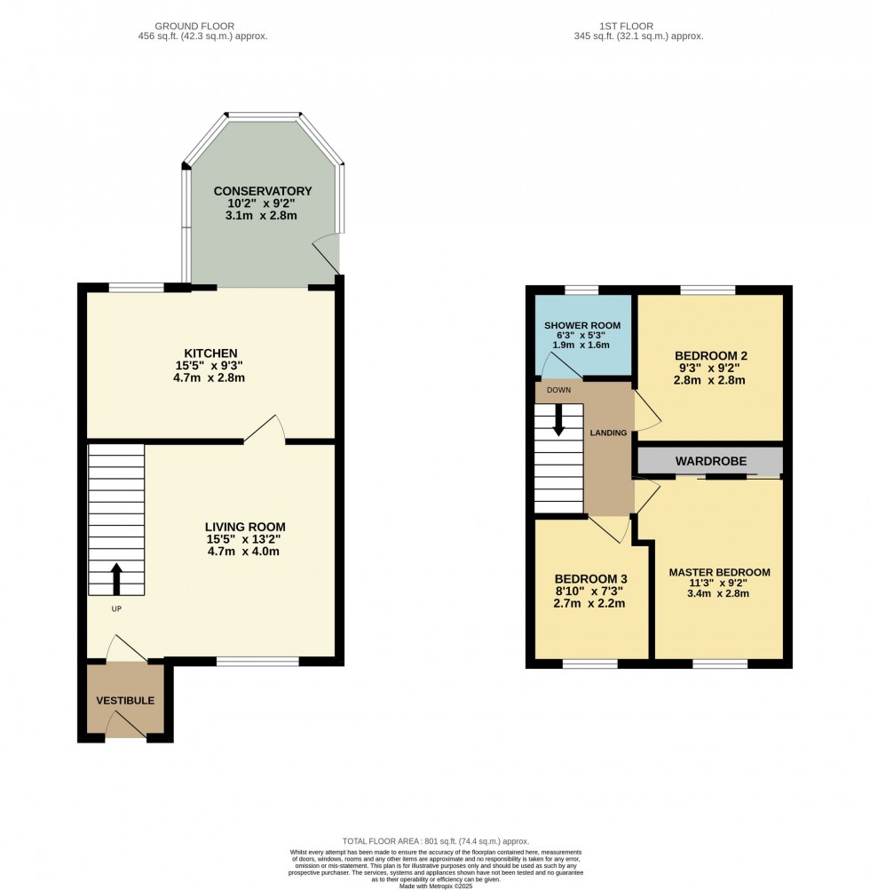 Floorplan for Morriston Park Drive, Cambuslang, G72