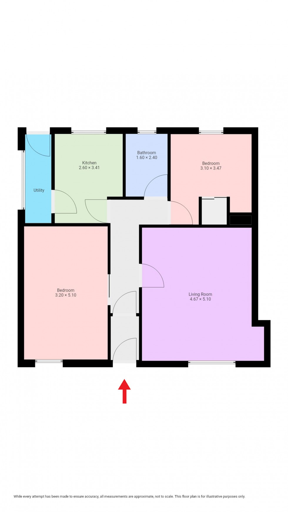 Floorplan for John Street, Larkhall, ML9