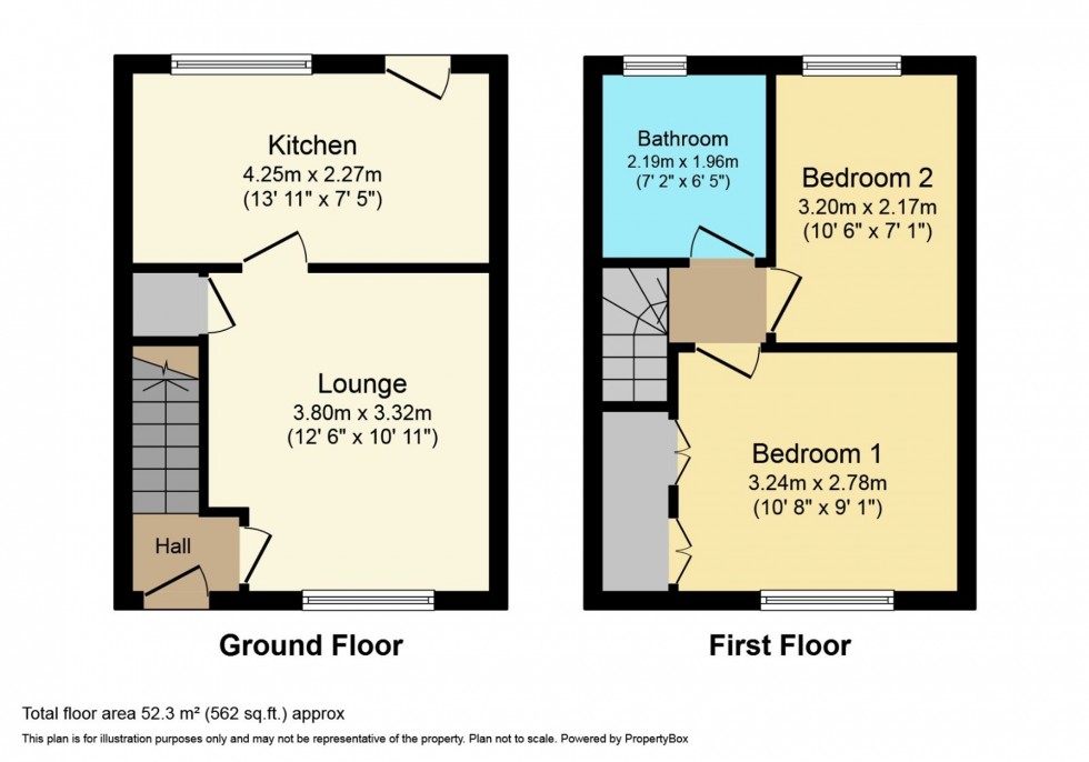 Floorplan for Garden Square Walk, Airdrie, ML6