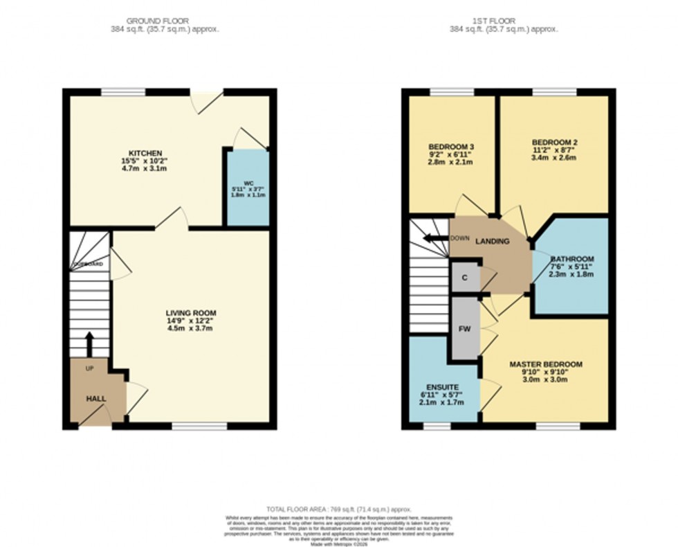 Floorplan for Watervole Crescent, Cambuslang, G72