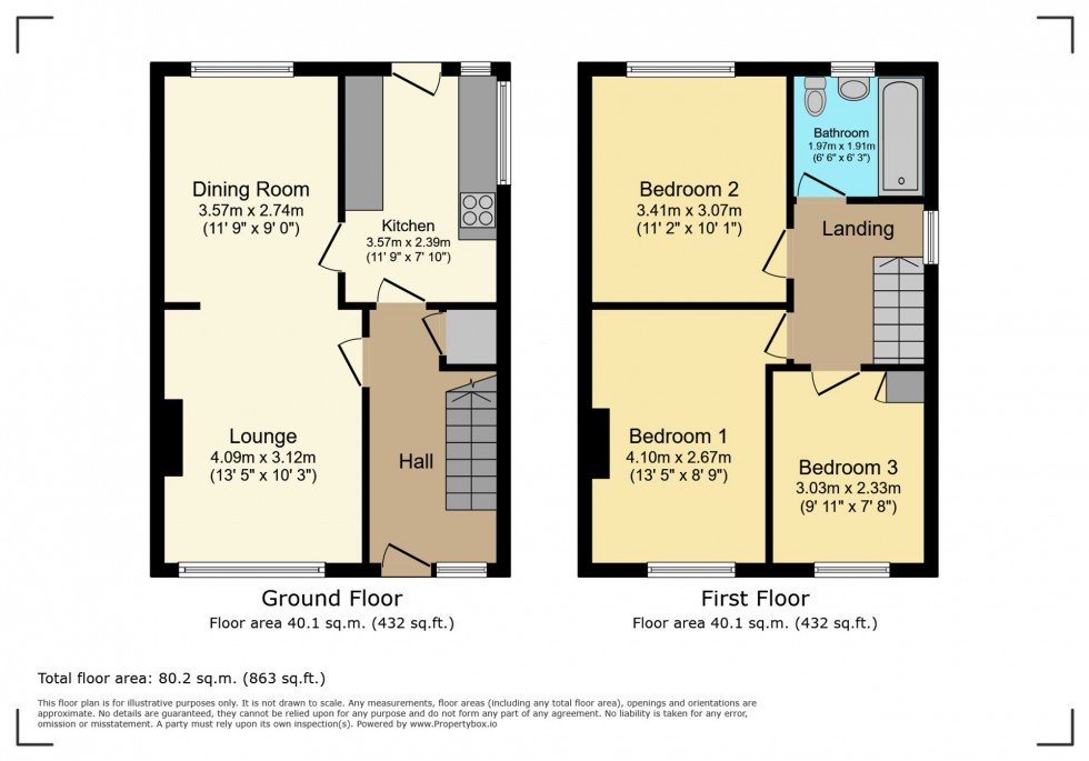 Floorplan for Woodhill Road, Bishopbriggs, G64