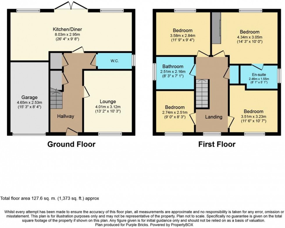 Floorplan for Fallow Grove, Cambuslang, G72