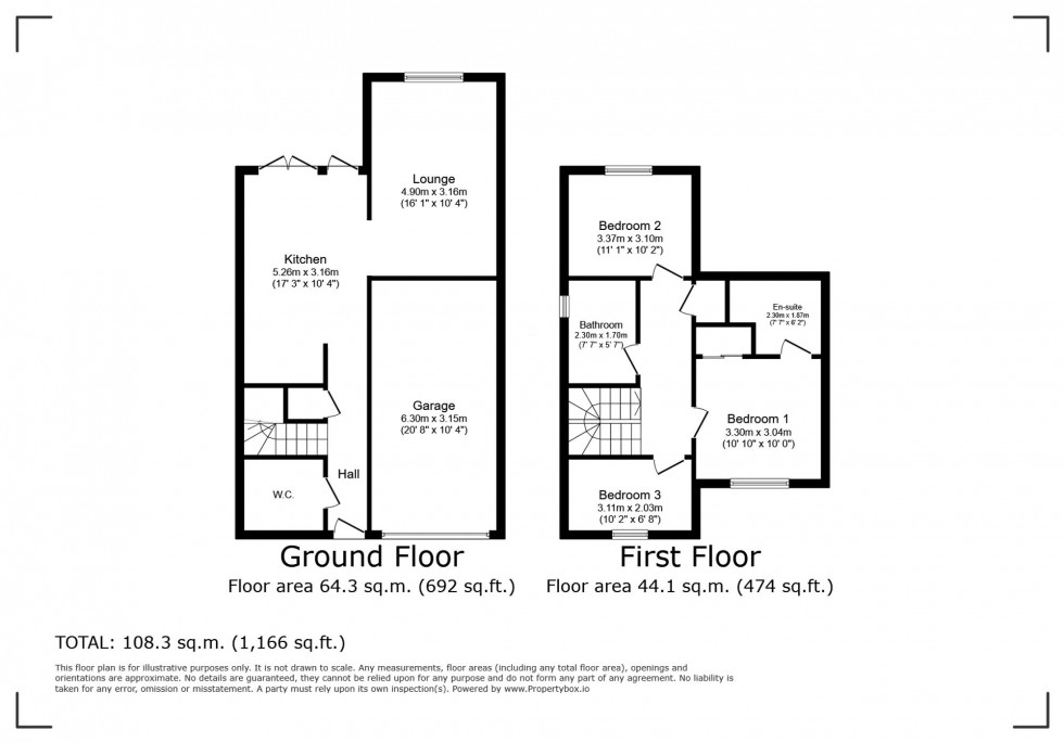 Floorplan for Duror Drive, Gartcosh, G69