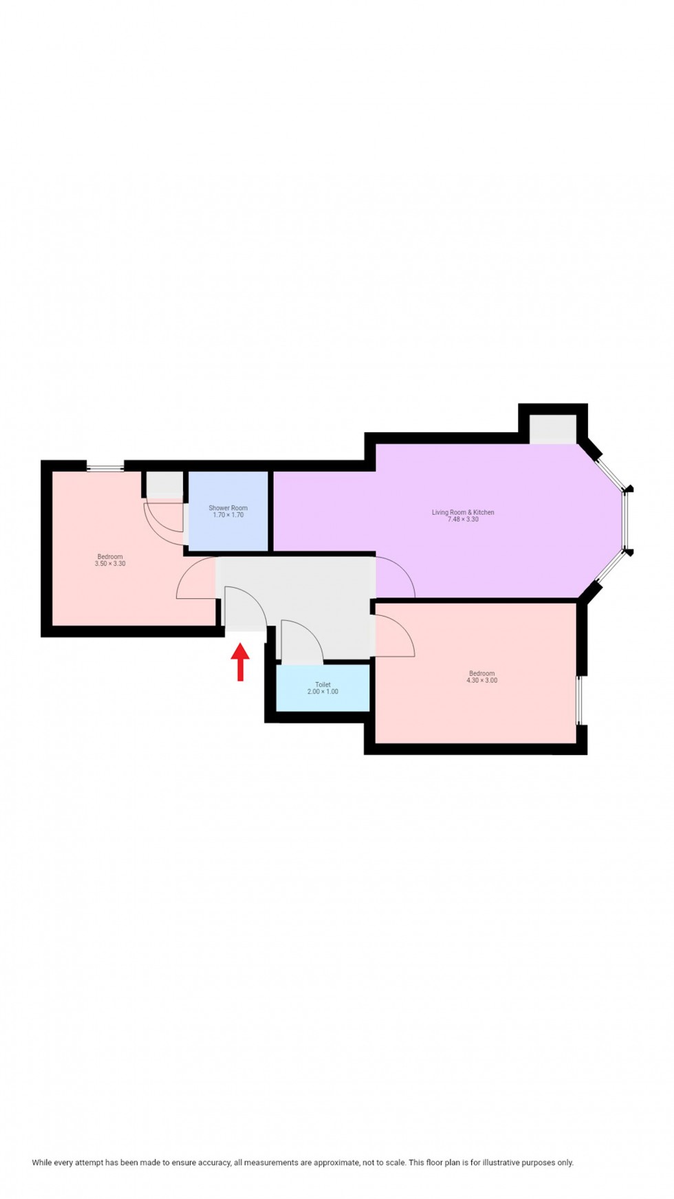 Floorplan for Sandyhills Road, Glasgow, G32