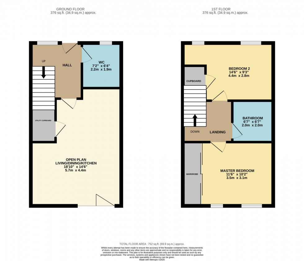 Floorplan for Inchgarvie Loan, Glasgow, G5