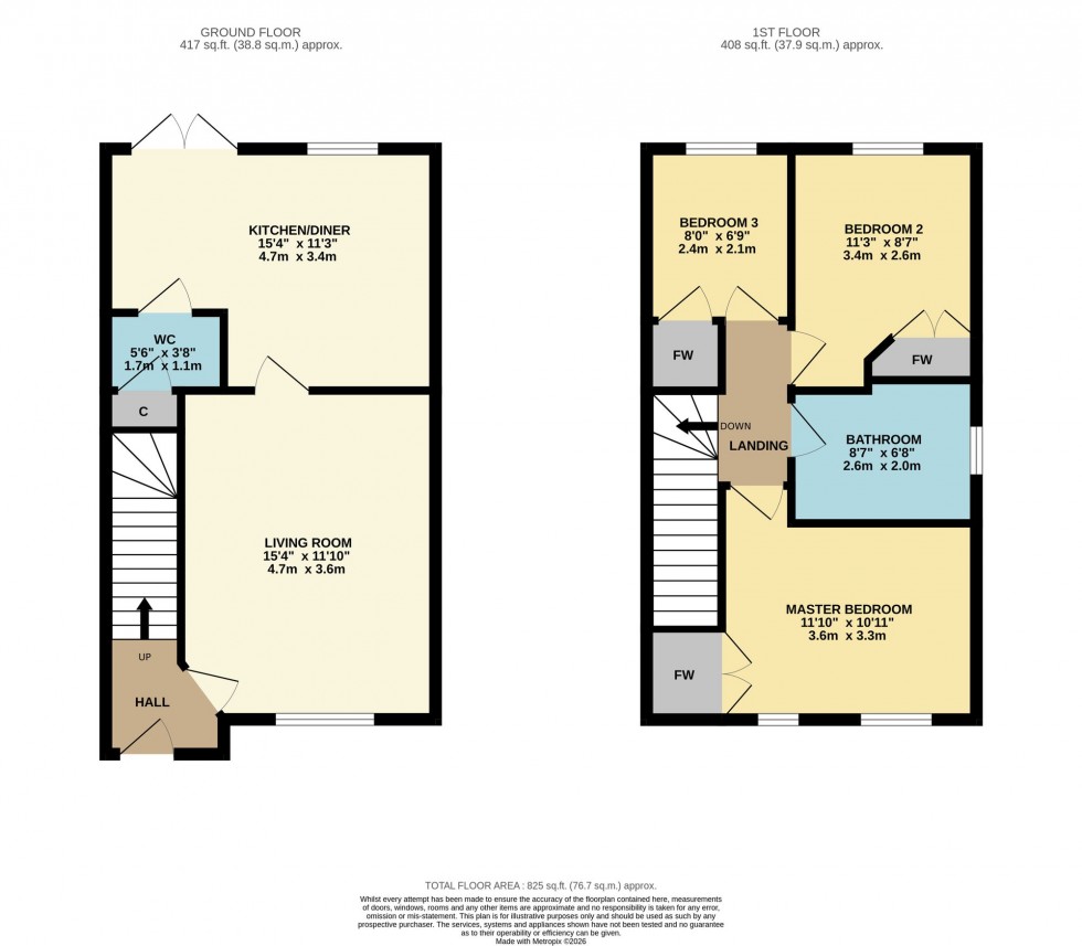 Floorplan for Hess Grove, Cambuslang, G72