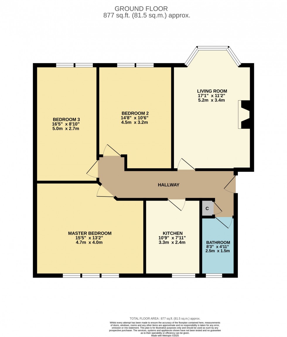 Floorplan for Great Western Road, Glasgow, G13