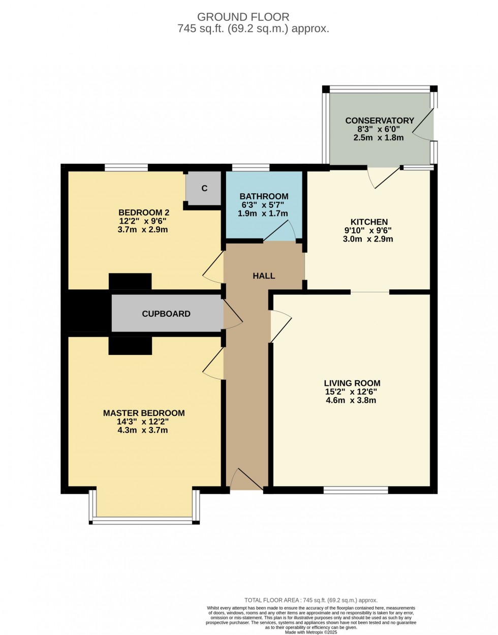 Floorplan for Commercial Road, Barrhead, G78