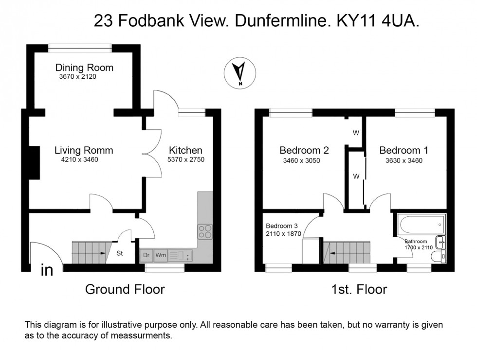 Floorplan for Fodbank View, Dunfermline, KY11