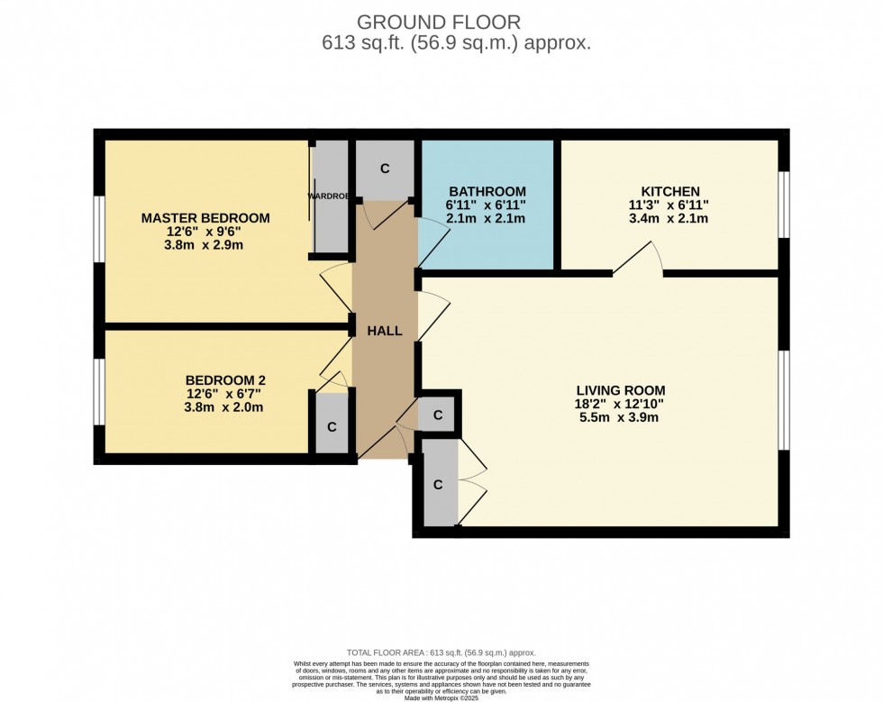 Floorplan for Arcadia Street, Glasgow, G40