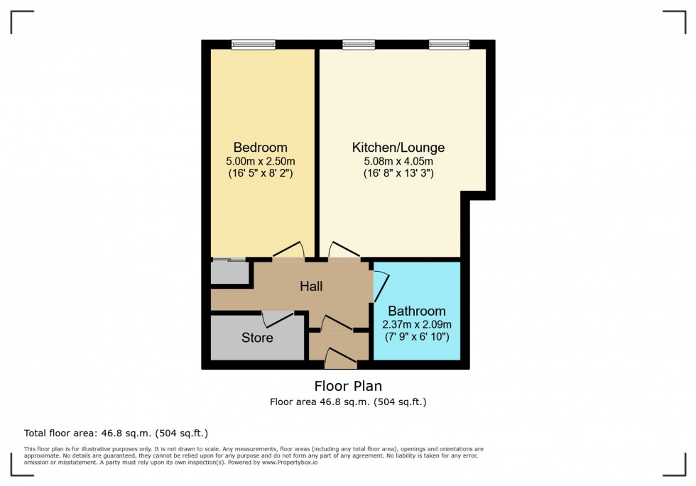 Floorplan for Argyle Street, Glasgow, G2