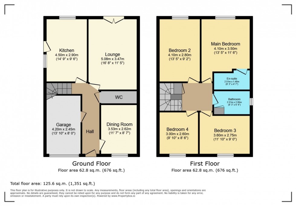 Floorplan for Old Meadow Walk, Wishaw, ML2