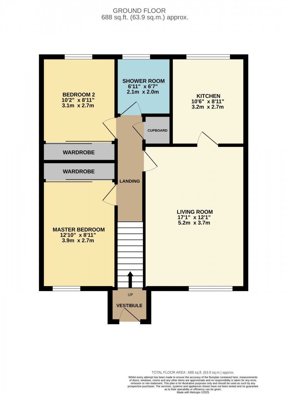 Floorplan for Invergarry Gardens, Thornliebank, G46