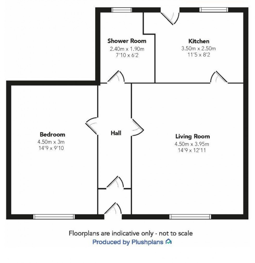 Floorplan for High Blantyre Road, Hamilton, ML3