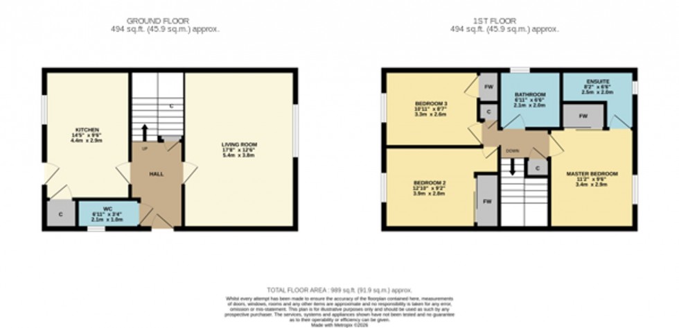 Floorplan for Plann Road, Kilmarnock, KA2