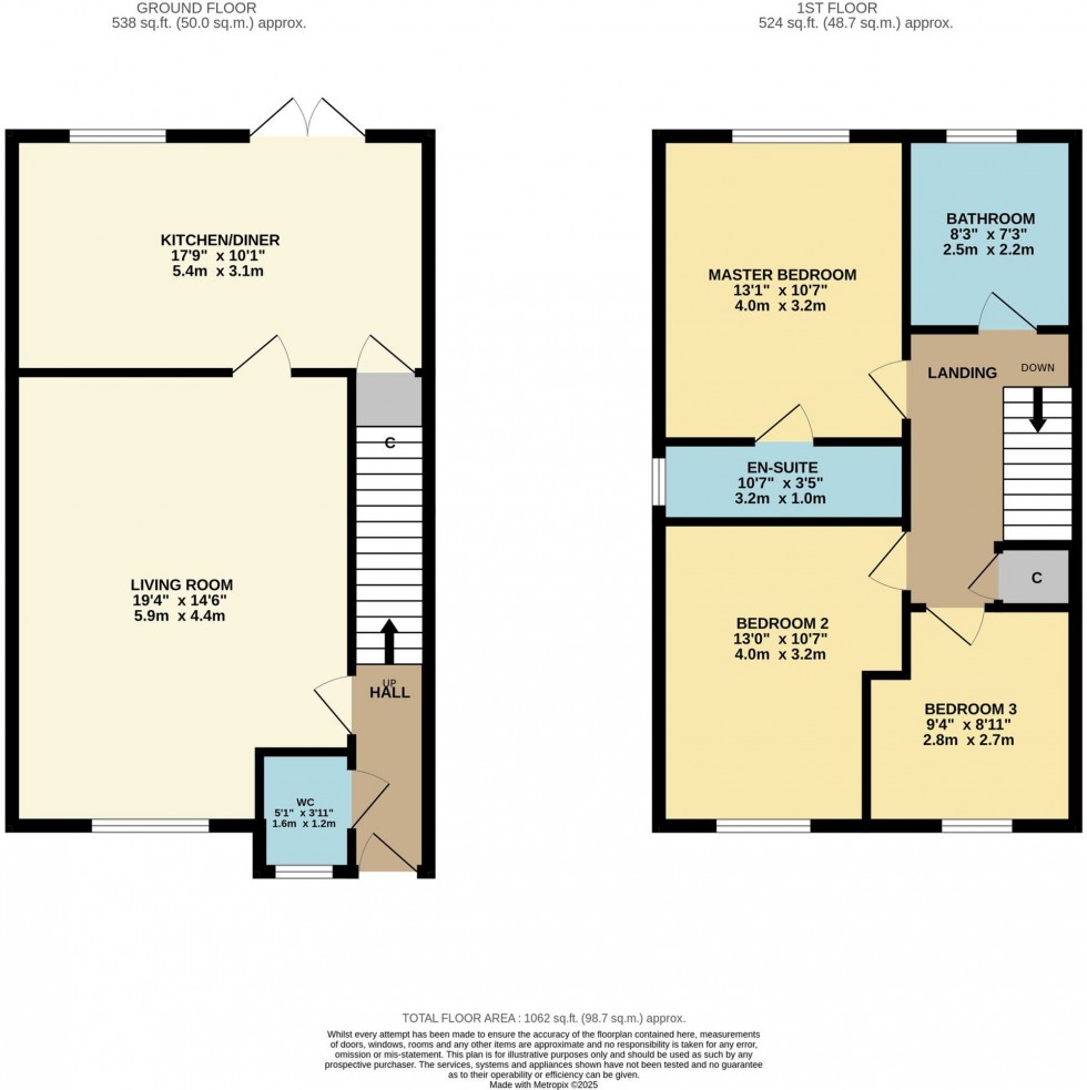 Floorplan for Dalziel Crescent, Cambuslang, G72